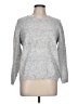 Alfred Dunner Metallic Silver Pullover Sweater Size L - photo 1