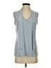 Anne Klein Gray Sleeveless Blouse Size S - photo 1