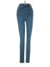 Zara Solid Blue Jeans Size 0 - photo 1