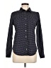 J.Crew Polka Dots Black Long Sleeve Blouse Size 6 - photo 1