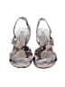 Brighton Animal Print Silver Sandals Size 9 - photo 2