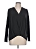 Alya Black Long Sleeve Blouse Size L - photo 1