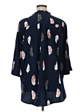 Shein Curve 3/4 Sleeve Blouse (view 2)