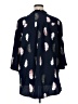 Shein Curve Print Blue 3/4 Sleeve Blouse Size 16 Plus (2) - photo 2