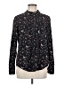 Sanctuary 100% Cotton Floral Black Long Sleeve Blouse Size M - photo 1