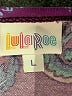 Lularoe Paisley Purple Casual Dress Size L - photo 7