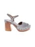 Journee Collection Gray Sandals Size 7 - photo 1