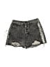 Savanna Jane Gray Denim Shorts Size S - photo 1