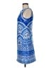 Just... Taylor Graphic Blue Casual Dress Size 6 - photo 5