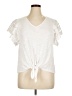 Eyeshadow Ivory Short Sleeve Top Size XL - photo 1