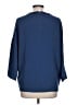 Tibi 100% Viscose Blue 3/4 Sleeve Top Size L - photo 2