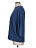 Tibi 100% Viscose Blue 3/4 Sleeve Top Size L - photo 5