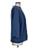 Tibi 100% Viscose Blue 3/4 Sleeve Top Size L - photo 4