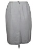 Worthington 100% Polyester Solid Gray Formal Skirt Size 16 - photo 2