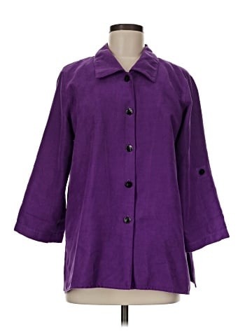 Caroline Rose 3/4 Sleeve Button-Down Shirt (view 1)