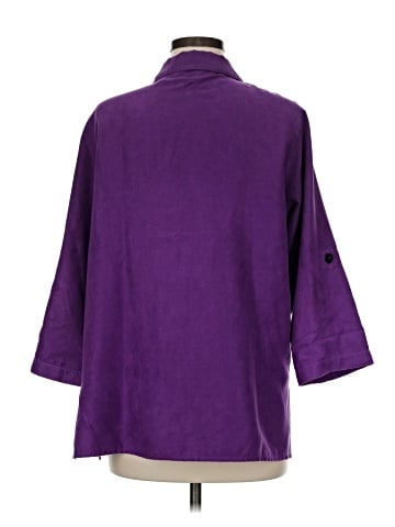 Caroline Rose 3/4 Sleeve Button-Down Shirt (view 2)