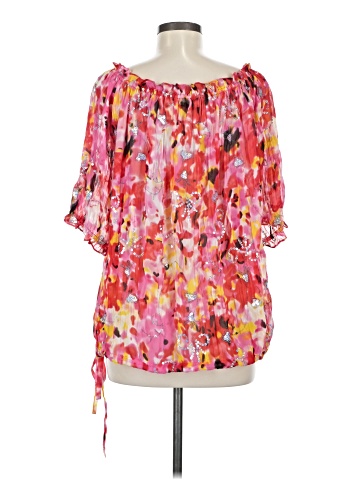Peter Nygard Short Sleeve Blouse (view 2)