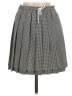 Clove Checkered-gingham Gray Casual Skirt Size S - photo 1