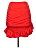 Unbranded Solid Red Casual Skirt Size S - photo 1