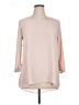 Charming Charlie 100% Polyester Pink Long Sleeve Blouse Size XL - photo 1