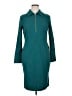 Chaps 100% Cotton Teal White 3/4 Sleeve Top Size XL - photo 1
