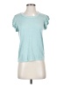 Express Teal Short Sleeve Top Size S - photo 1