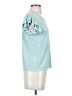 Express Teal Short Sleeve Top Size S - photo 4