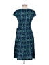 Jones Studio Print Teal Casual Dress Size 8 - photo 2