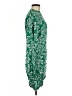 Zara Paisley Green Casual Dress Size M - photo 4