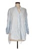 Zara Blue 3/4 Sleeve Blouse Size M - photo 1