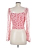 Fore Pink Long Sleeve Blouse Size M - photo 2