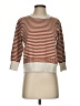 Adrianna Papell Stripes Brown Pullover Sweater Size S - photo 1