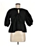 Olivaceous 100% Cotton Black 3/4 Sleeve Blouse Size M - photo 1