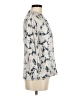 Vince. 100% Polyester Floral Ivory 3/4 Sleeve Blouse Size M - photo 4