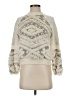 Amadi Chevron-herringbone Ivory Pullover Sweater Size XS - photo 1