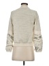 Amadi Chevron-herringbone Ivory Pullover Sweater Size XS - photo 2