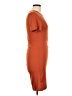 Shein Solid Orange Casual Dress Size L - photo 4