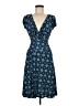 BCBGMAXAZRIA Paisley Blue Casual Dress Size M - photo 1
