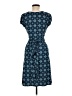 BCBGMAXAZRIA Paisley Blue Casual Dress Size M - photo 2