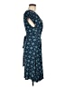 BCBGMAXAZRIA Paisley Blue Casual Dress Size M - photo 4