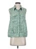 CAbi 100% Polyester Green Sleeveless Blouse Size S - photo 1