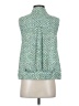 CAbi 100% Polyester Green Sleeveless Blouse Size S - photo 2