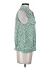 CAbi 100% Polyester Green Sleeveless Blouse Size S - photo 4