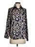 Assorted Brands Paisley Blue Long Sleeve Blouse Size XS - photo 1