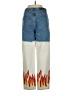 Carmar 100% Cotton Chevron-herringbone Blue Jeans Size 25 waist - photo 2