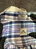 PETER MILLAR 100% Cotton Plaid Blue Long Sleeve Button-Down Shirt Size XL - photo 7