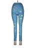 Fabletics Print Blue Leggings Size L - photo 2