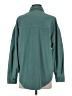 Unbranded 100% Polyester Solid Teal Green Long Sleeve Blouse Size S - photo 2
