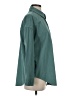 Unbranded 100% Polyester Solid Teal Green Long Sleeve Blouse Size S - photo 4
