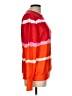 Unbranded Color Block Stripes Orange Red Pullover Sweater Size L - photo 4